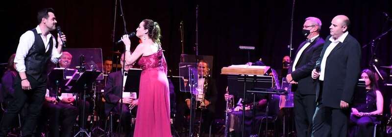 Momento del concierto de anoche/Antonio Alí.